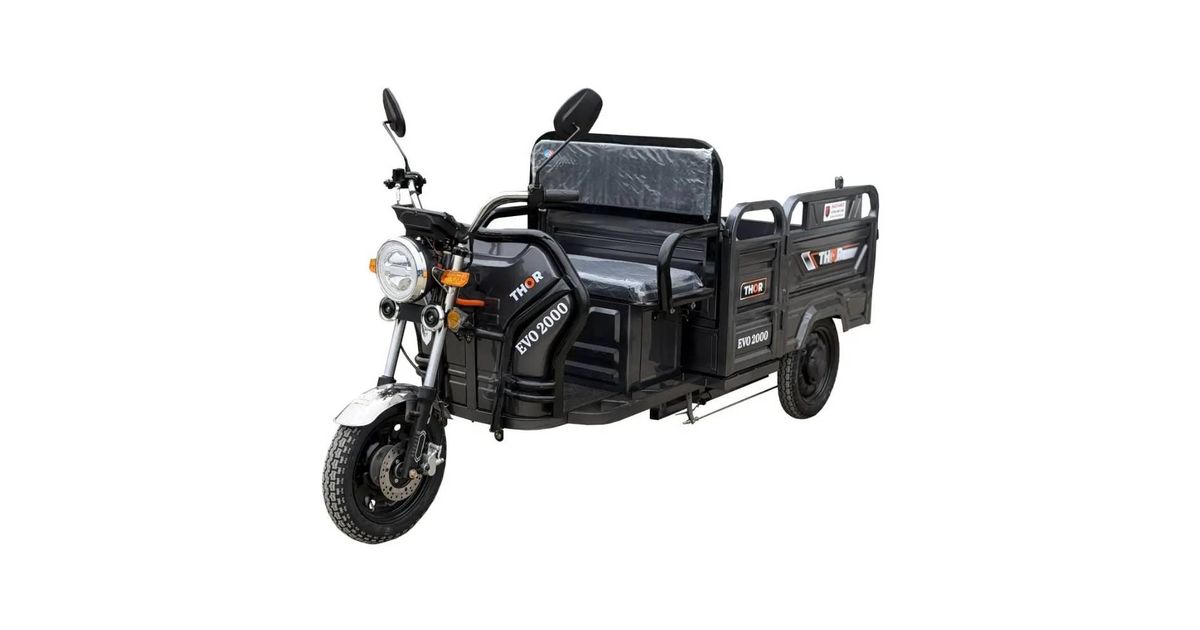 Tinyklash electric コラボ Triciclu electric Thor EVO 2000W, baterie 72V/32Ah, CIV inclus, cu