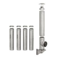 Coș de fum inox 6 m x 180 mm, profesional Izonox CeraPro, Suspendat consolă Coș de fum inox 6 m x 180 mm, profesional Izonox CeraPro, Suspendat consolă