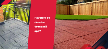 Pavelele de cauciuc drenează apa?