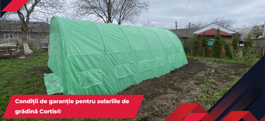 Condiții de garanție pentru solariile de grădină Cortis&copy;