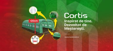 Solariile Cortis. Inspirat de tine. Dezvoltat de Meșterești.