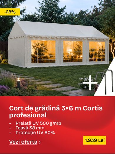 Solar grădină profesional Cortis 4x8 m Solar grădină profesional Cortis 4x8 m