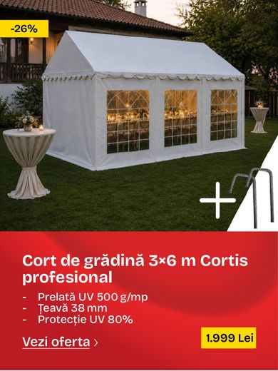 Solar grădină profesional Cortis 4x8 m Solar grădină profesional Cortis 4x8 m