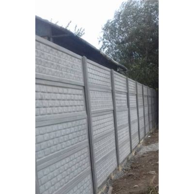 Gard beton Industrial Troian cu stâlpi simpli 2 m