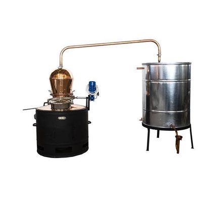 Cazan țuică 120 L President, cu amestecător motorizat + Vas răcire