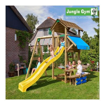 Loc de joacă Jungle Gym - Turn Cottage + Modul Swing + Minipicnic