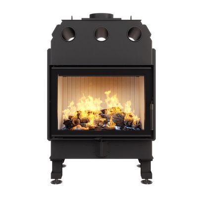 Focar șemineu Saven din oțel cu sticlă standard 70х50 cm, 15,1 kW