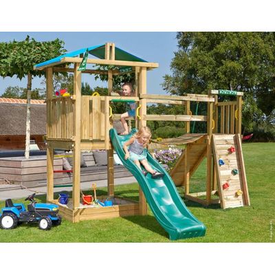 Loc de joacă Jungle Gym - Turn Hut + Modul Bridge