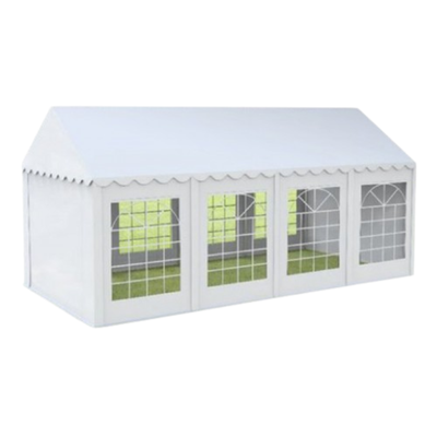 Cort evenimente alb cu protecție UV Delta 3x8 m