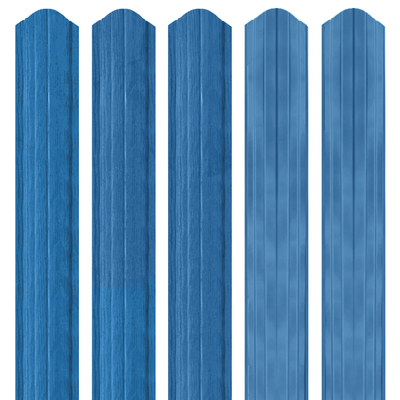 Șipcă metalică 2,5D Ronin 0,45 mm x 10 cm Gentian blue (RAL 5010) vopsită pe ambele părți 1 m
