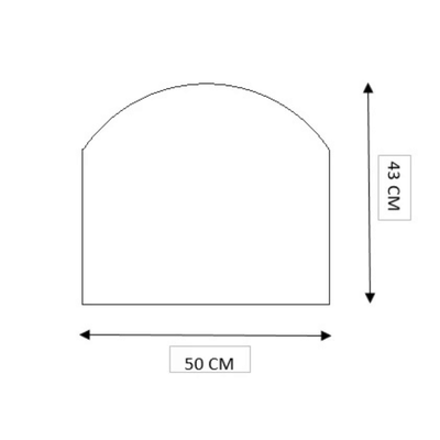 Bolard din beton cu aspect de marmură albă Lapis, cilindric, 50 cm