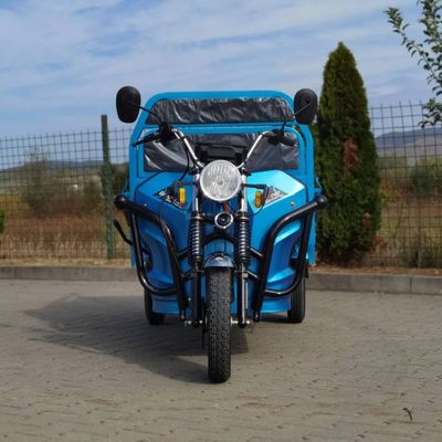 Triciclu electric BRECKNER MODEL M 2000 W, baterie 72V/32Ah, CIV inclus, cu benă, fără permis
