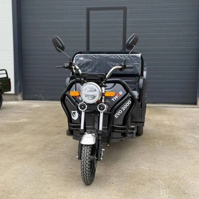 Triciclu electric Thor EVO 2000W, baterie 72V/32Ah, CIV inclus, cu benă, fără permis