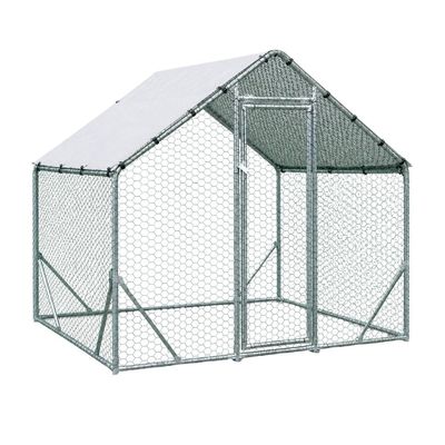 Țarc găini Rico 2x2 m din oțel și plasă rabitz, 31 kg, 6-8 găini