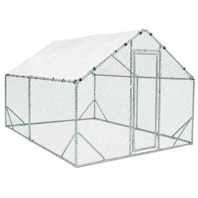 Țarc găini Rico 3x4,5 m din oțel și plasă rabitz, 55,5 kg, 12-13 găini Țarc găini Rico 3x4,5 m din oțel și plasă rabitz, 55,5 kg, 12-13 găini