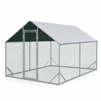 Țarc găini Rico 3x6 m din oțel și plasă rabitz, 68 kg, 13-15 găini + CADOU Țarc găini Rico 3x6 m din oțel și plasă rabitz, 68 kg, 13-15 găini + CADOU
