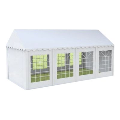Cort evenimente 4&times;8 m Cortis profesional, prelată UV 500 g/mp, țeavă 38 mm + CADOU