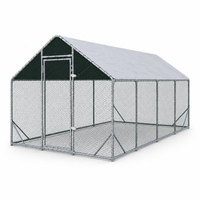 Țarc găini Rico 3x8 m din oțel și plasă rabitz, 83,5 kg, 15–20 găini + CADOU Țarc găini Rico 3x8 m din oțel și plasă rabitz, 83,5 kg, 15–20 găini + CADOU