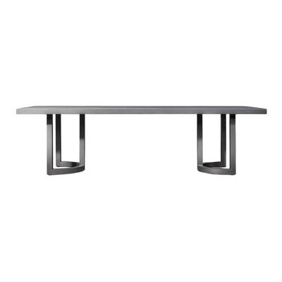 Set masă dining pentru terasă Portofino cu 6 scaune din aluminiu și perne incluse