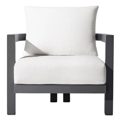 Set mobilier pentru terasă Portofino cu masă, canapea, două fotolii din aluminiu și perne incluse