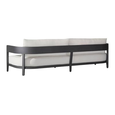 Set mobilier pentru terasă Riviera cu masă, canapea, două fotolii din aluminiu și perne incluse