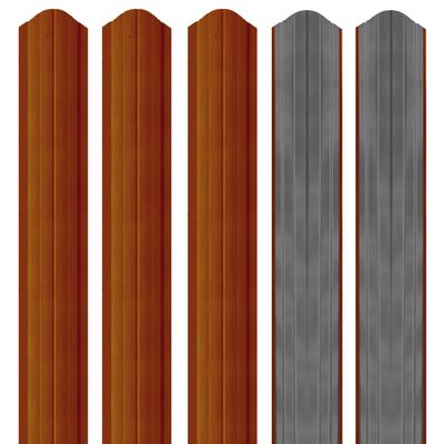 Șipcă metalică 2,5D Ronin 0,45 mm x 10 cm Cărămiziu mat (RAL 8004) 1.7 m