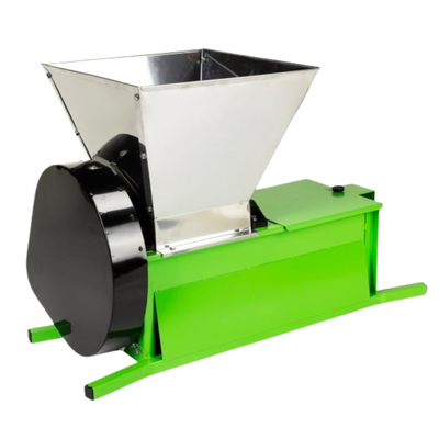 Zdrobitor struguri electric cu desciorchinator Tamar, din inox și aluminiu, 800-1000 kg/h
