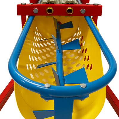 Zdrobitor struguri manual cu desciorchinător Tamar, din oțel inoxidabil, 300kg/oră