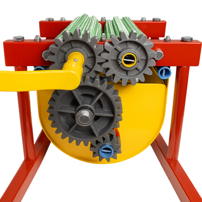 Zdrobitor struguri manual cu desciorchinător Tamar, din oțel inoxidabil, 300kg/oră