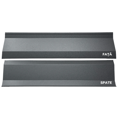 Gard jaluzea Alpha, 2x1,245 m (L x h), Mat, Mat, (RAL 7024) Gri grafit