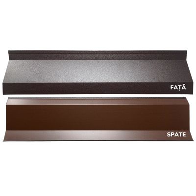 Gard jaluzea Alpha, 2x1,845 m (L x h), Mat, Lucios, (RAL 8019) Maro espresso
