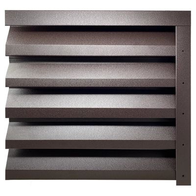 Gard jaluzea Alpha 2x1,845 m (L x h) Mat, Mat, (RAL 8019) Maro espresso