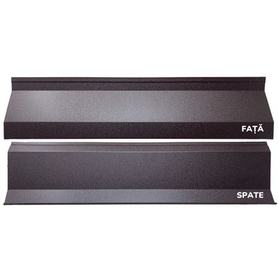 Gard jaluzea Alpha 2x1,845 m (L x h) Mat, Mat, (RAL 8019) Maro espresso