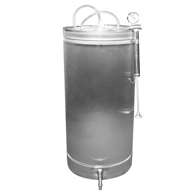 Cisternă inox Ribera 250 L, capac flotant și cameră din silicon, depozitare + Cadou Robinet
