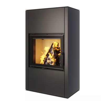 Focar șemineu Saven din oțel cu sticlă Vatra XXL 60x50 cm, 10,2 kW