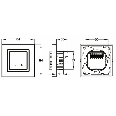 Cronotermostat Voltum, Tip F, Control Wi-Fi, cu senzor de pardoseală