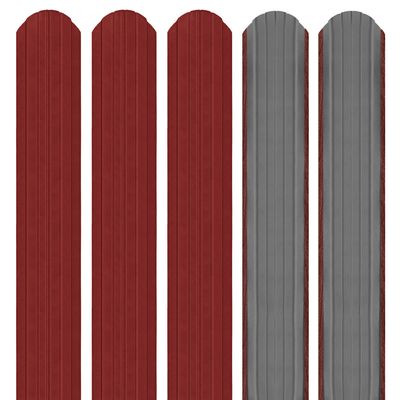 Șipcă metalică 3D Ronin 0,45 mm x 11,5 cm Roșu lucios (RAL 3011) 1.5 m