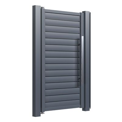 Porți pietonale din aluminiu Hector 1x1,8 m gri antracit