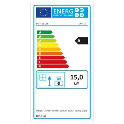 Sobă de gătit pe lemne Prity 2P41 15 kW
