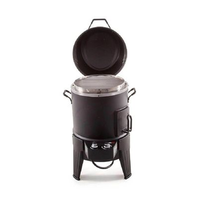 Afumătoare pe gaz cu grill și cuptor Char-Broil