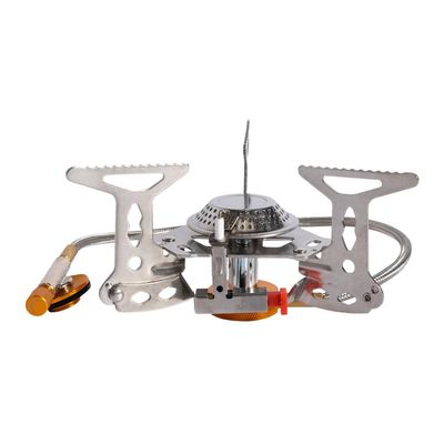 Aragaz camping pliabil Flamix, 3200 W, compatibil rezervă gaz spray și butelie