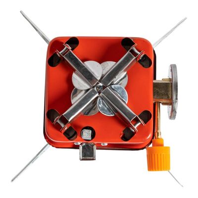 Aragaz camping pliabil Flamix, 2800 W, compatibil rezervă gaz spray
