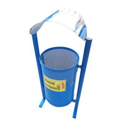 Coș gunoi stradal tablă perforată Marcu