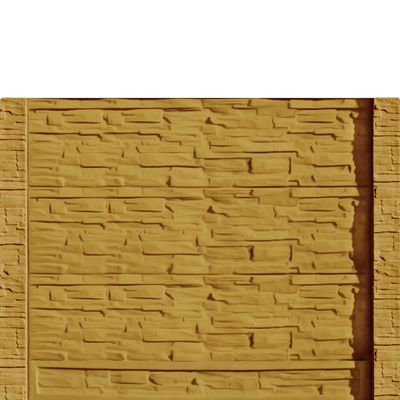 Gard beton Industrial Viking stâlpi cu model piatră 1,75 m