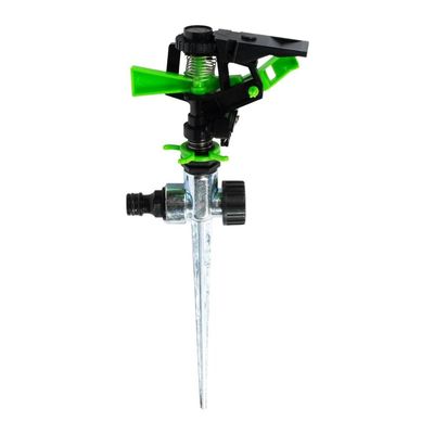Aspersor rotativ cu impuls Rasper, suprafață irigare 450 mp, plastic + metal