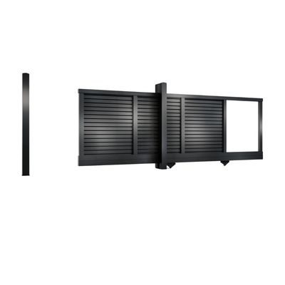 Poartă autoportantă metalică din aluminiu Deluxe Line 5800 x 1800 mm, Gri antracit RAL 7016