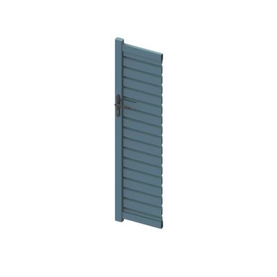 Poartă autoportantă metalică din aluminiu Deluxe Line 5800 x 1800 mm, Gri antracit RAL 7016