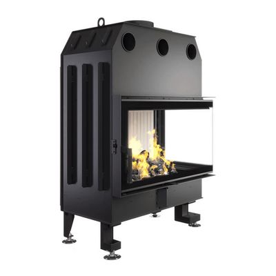 Focar șemineu Saven din oțel cu sticlă laterală dreapta 85х50х47 cm, 22 kW