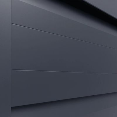 Set porți metalice din aluminiu Baldur, Poartă mare 3000 x 1800 mm, Poartă mică 900 x 2000 mm, Gri antracit RAL 7016