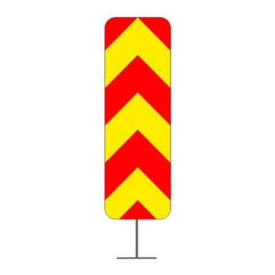 Baliză bidirecțională metalică